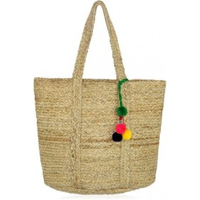 Venn Designn Jute Braided Tote  Ladies Shoulder Bag 