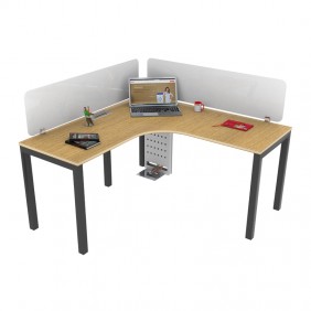 Liva G Curry Workstation Desk Based Linear Curvilinear